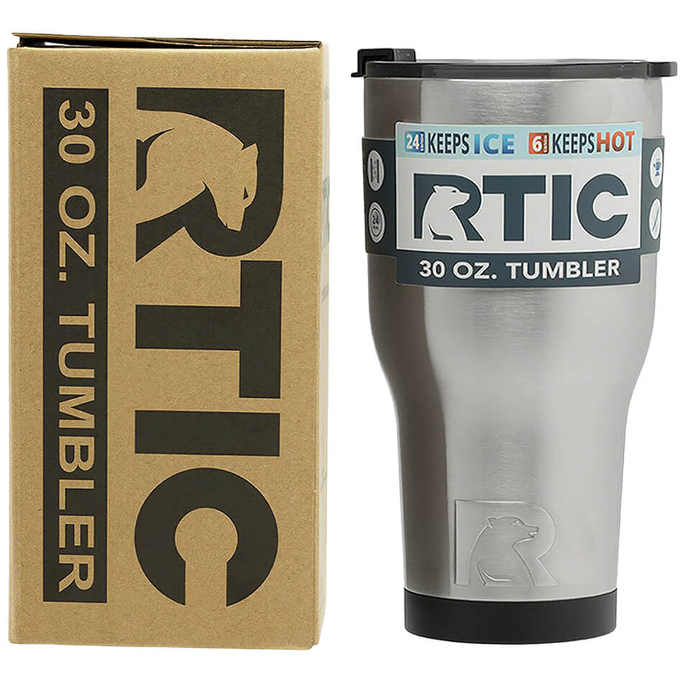 RTIC Silver 30oz Tumbler