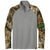 Russell Outdoors Men's Grey Concrete Heather/ Realtree Edge Realtree Colorblock Performance Quarter Zip