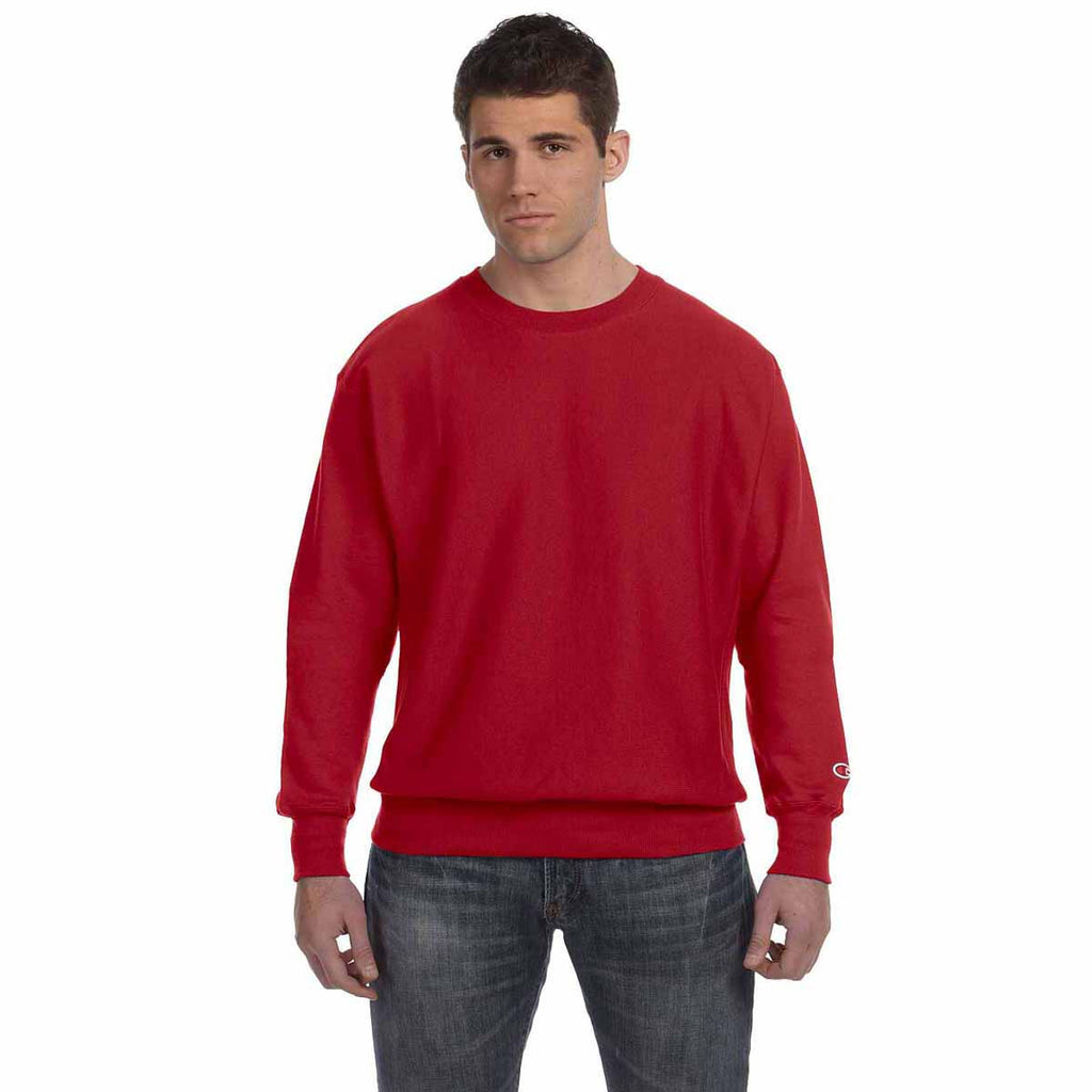 Champion Men's Scarlet Reverse Weave 12-Ounce Crew