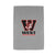 Magnet Group Grey Sport Terry Velour Towel with Dobby Hem