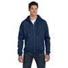 Champion Men's Navy Heather Eco 9-Ounce Full Zip Hood