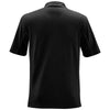 Stormtech Men's Black/Dolphin Pulse 1/4 Zip Polo