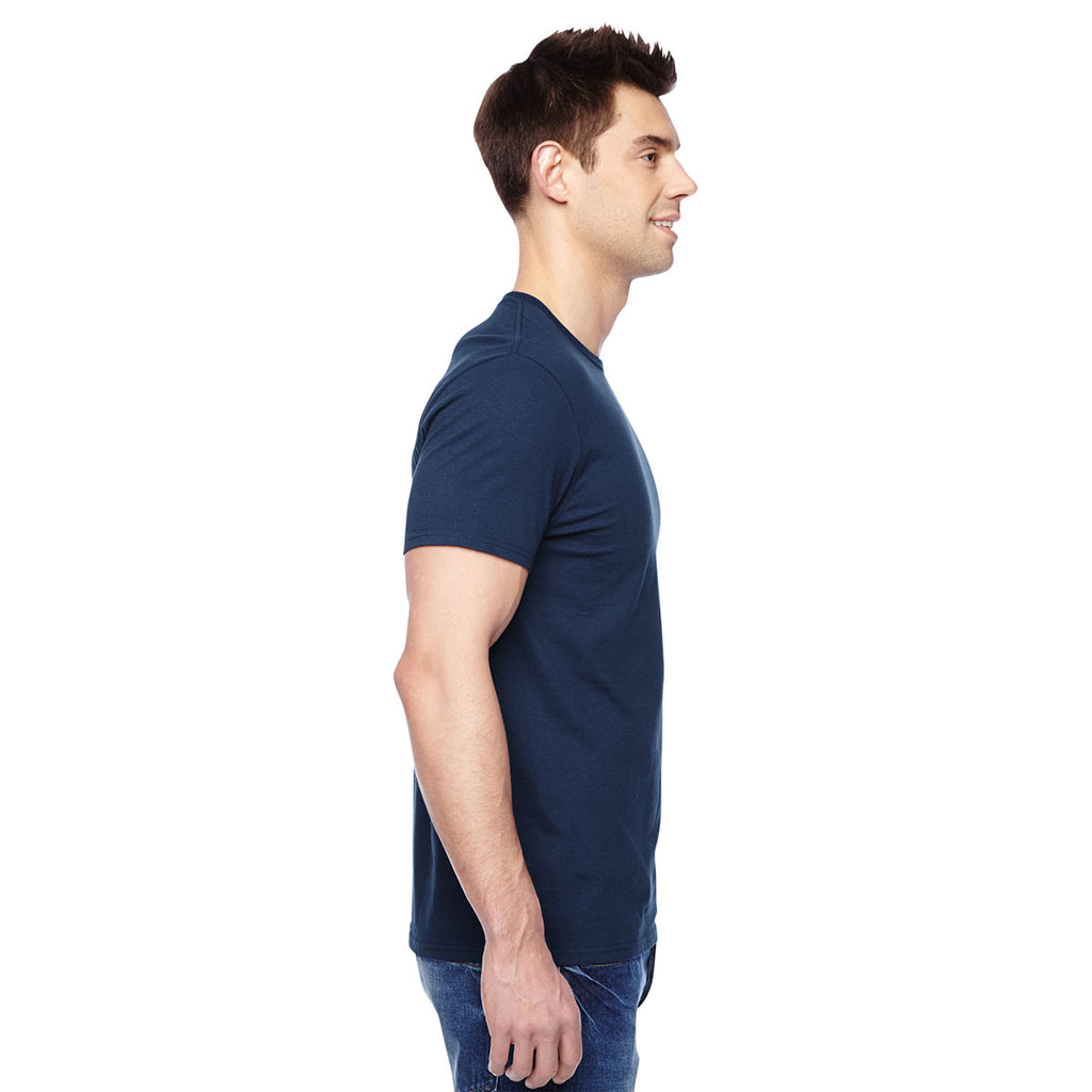 Fruit of the Loom Men's J Navy 4.7 oz. Sofspun Jersey Crew T-Shirt