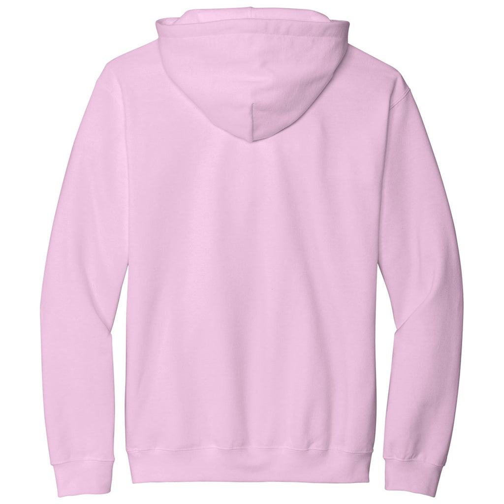 Gildan Men's Light Pink Softstyle Pullover Hooded Sweatshirt