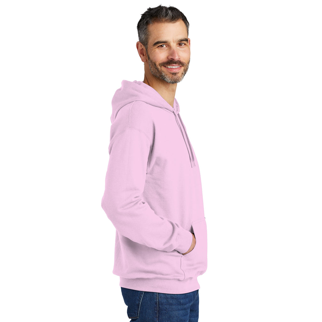 Gildan Men's Light Pink Softstyle Pullover Hooded Sweatshirt