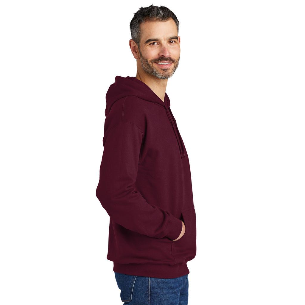 Gildan Men's Maroon Softstyle Pullover Hooded Sweatshirt