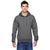 Fruit of the Loom Men's Charcoal Heather 7.2 oz. SofSpun Hooded Sweatshirt