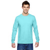 Fruit of the Loom Men's Scuba Blue 4.7 oz. Sofspun Jersey Long-Sleeve T-Shirt