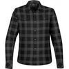 Stormtech Women's Carbon Plaid Logan Snap Front Shirt