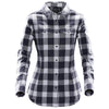 Stormtech Women's Titanium Plaid Logan Snap Front Shirt