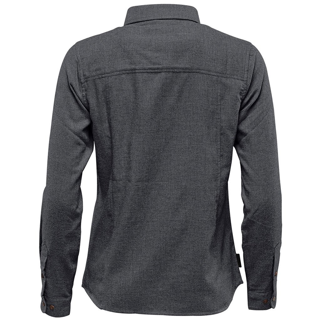 Stormtech Women's Charcoal Cambridge Long Sleeve Shirt