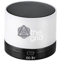 Bullet White Cylinder Bluetooth Speaker