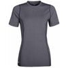 Stormtech Women's Navy Melange Lotus H2X-Dry Short Sleeve Tee