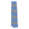 Sportsman Heather Royal/Heather Grey Rugby Striped Knit Scarf