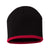 Sportsman Black/Red Bottom Striped Knit Beanie