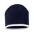 Sportsman Navy/White Bottom Striped Knit Beanie