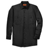 Red Kap Men's Black Long Sleeve Industrial Work Shirt