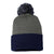 Sportsman Dark Heather Grey/Navy Pom-Pom 12