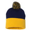 Sportsman Navy/Gold Pom-Pom 12