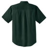 CornerStone Men's Dark Green Short Sleeve SuperPro Twill Shirt