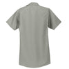 Red Kap Men's Light Grey Short Sleeve Industrial Work Shirt