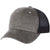 Sportsman Grey/Black Faux Waxy Trucker Cap