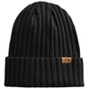 Spacecraft Black Square Knot Beanie