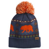 Spacecraft Bear Blue Wild Pom Beanie