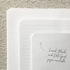 Denik White Topbound Wire-O Notebook - 4.75