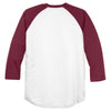 Sport-Tek Men's White/Maroon PosiCharge Baseball Jersey