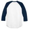 Sport-Tek Men's White/True Navy PosiCharge Baseball Jersey