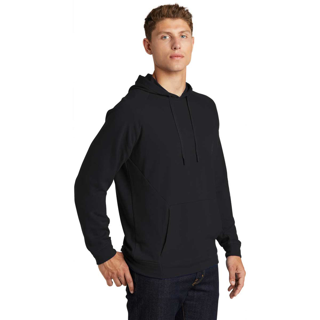 Sport-Tek Men's Black Lightweight French Terry Pullover Hoodie