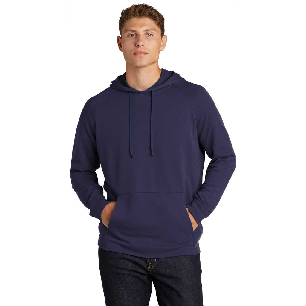 Sport-Tek Men's True Navy Lightweight French Terry Pullover Hoodie