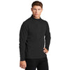 Sport-Tek Men's Heather Black Lightweight French Terry Quarter Zip Pullover