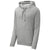 Sport-Tek Men's Light Grey Heather PosiCharge Tri-Blend Wicking Fleece Hooded Pullover