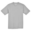 Sport-Tek Men's Silver PosiCharge RacerMesh Tee