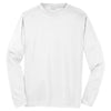 Sport-Tek Men's White Long Sleeve PosiCharge Competitor Tee