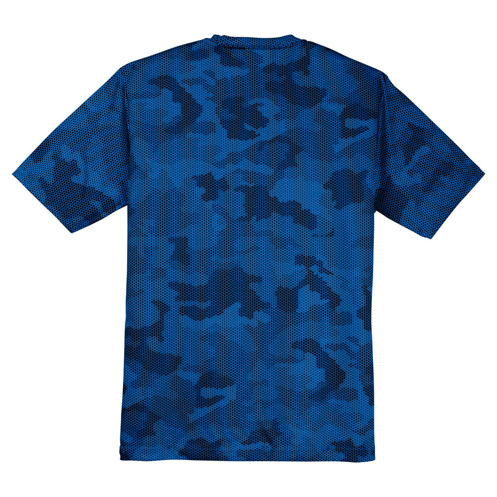 Sport-Tek Men's True Royal CamoHex Tee