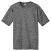 Sport-Tek Men's Grey-Black Electric PosiCharge Electric Heather Tee