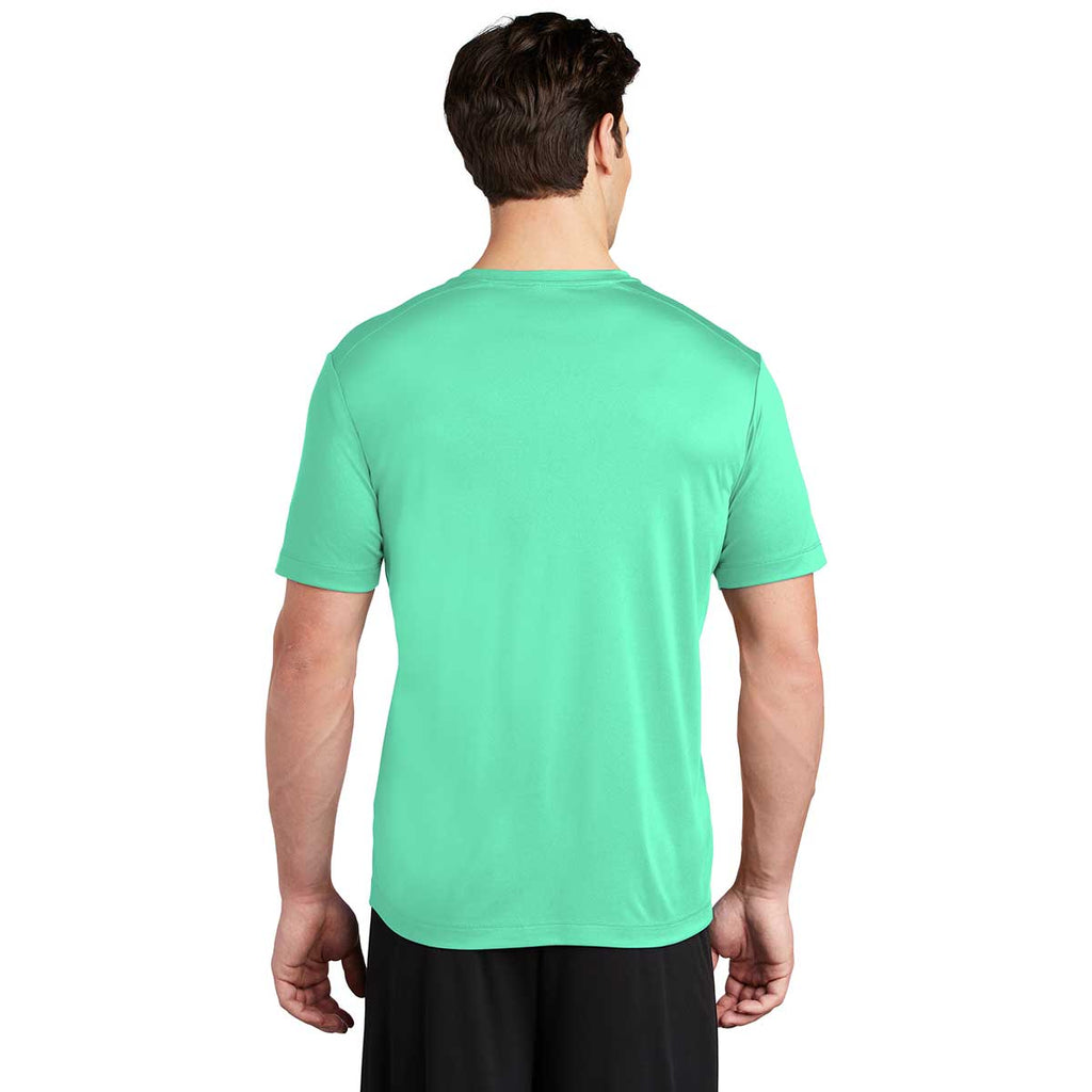 Sport-Tek Men's Bright Seafoam Posi-UV Pro Tee