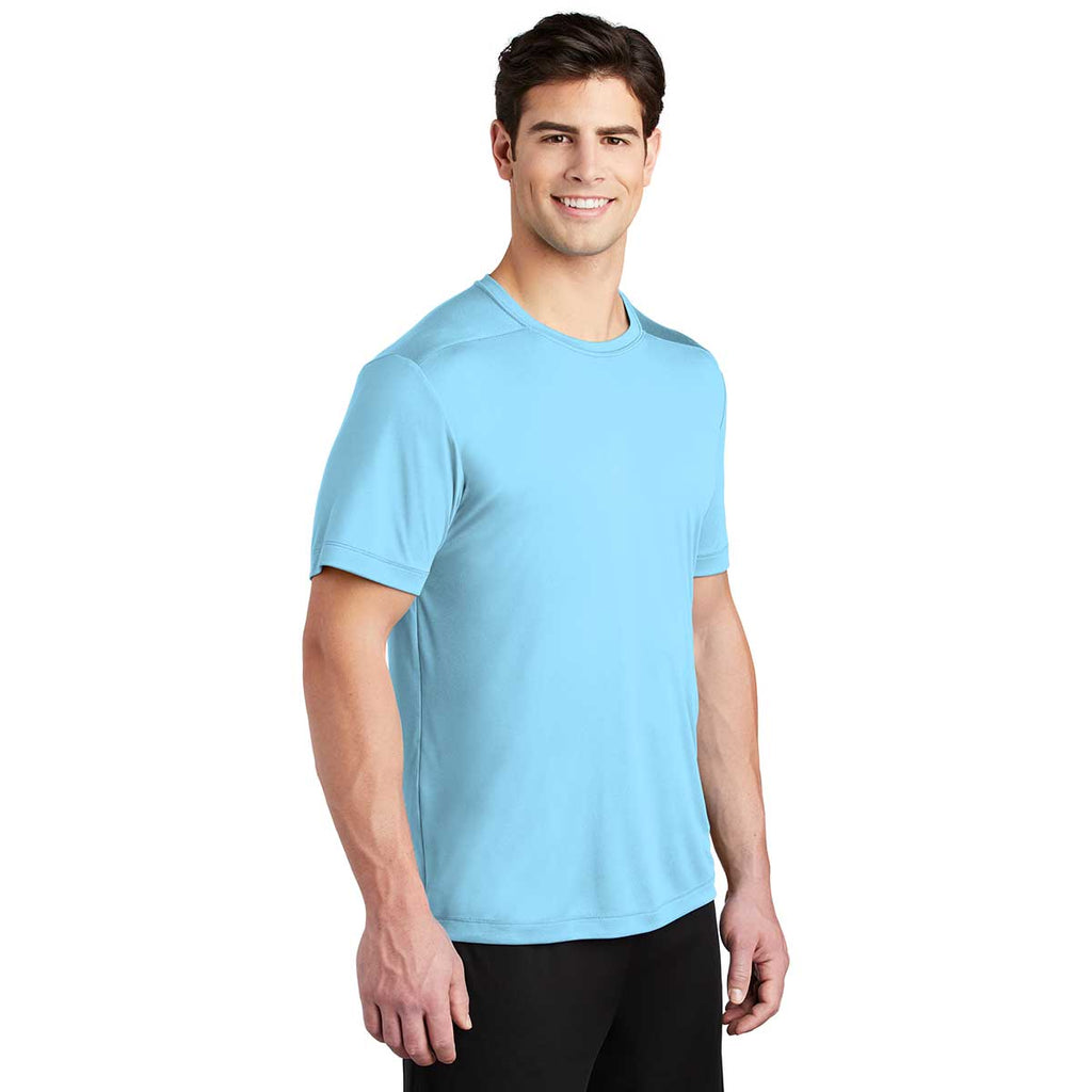 Sport-Tek Men's Light Blue Posi-UV Pro Tee