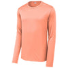 Sport-Tek Men's Soft Coral Posi-UV Pro Long Sleeve Tee