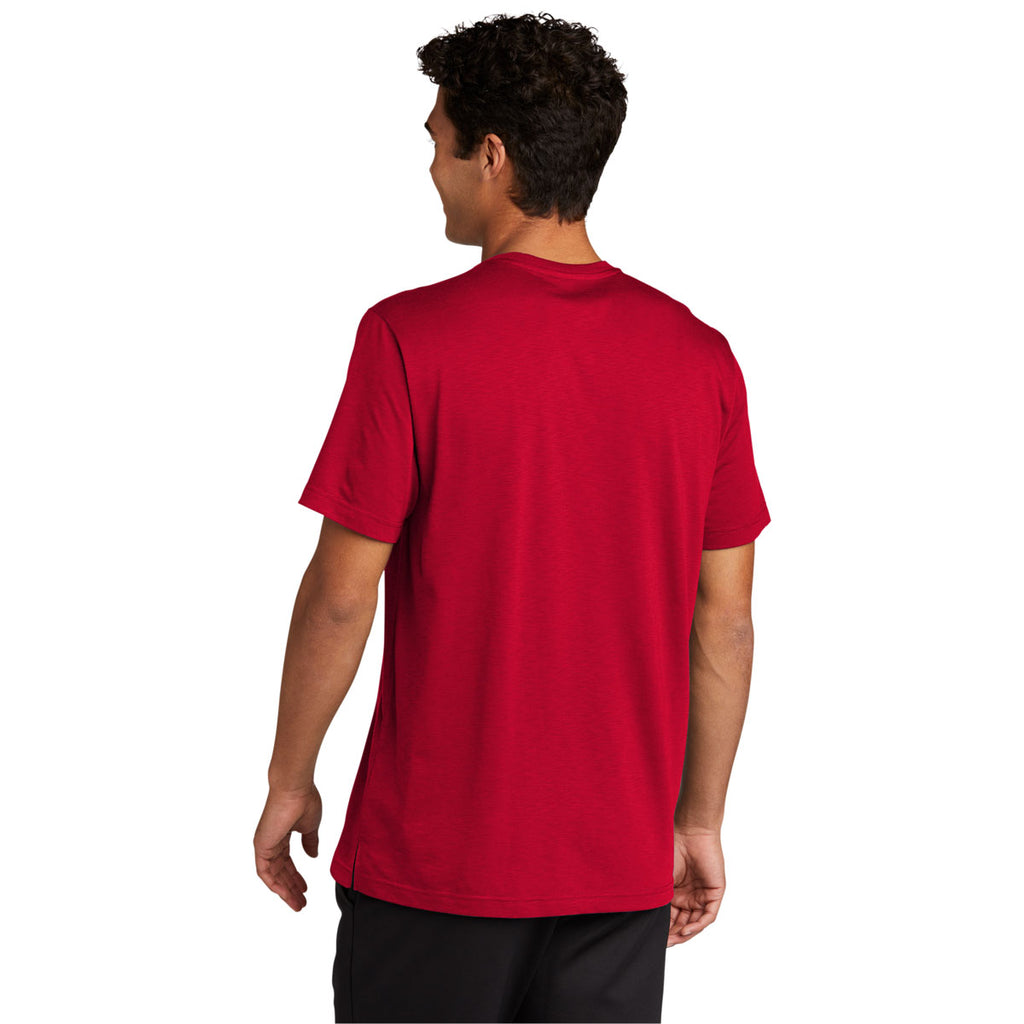 Sport-Tek Men's Deep Red PosiCharge Strive Tee