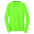 Sport-Tek Men's Neon Green Long Sleeve PosiCharge Competitor Cotton Touch Tee