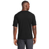 Sport-Tek Men's Black Short Sleeve Rashguard Tee