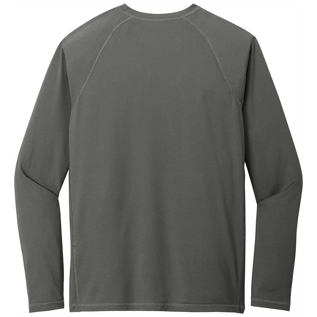 Sport-Tek Men's Dark Smoke Grey Long Sleeve Rashguard Tee