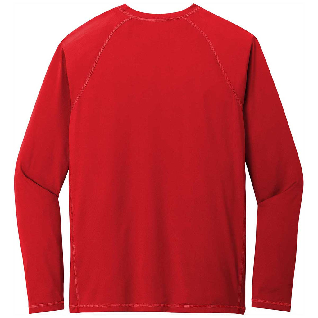 Sport-Tek Men's True Red Long Sleeve Rashguard Tee