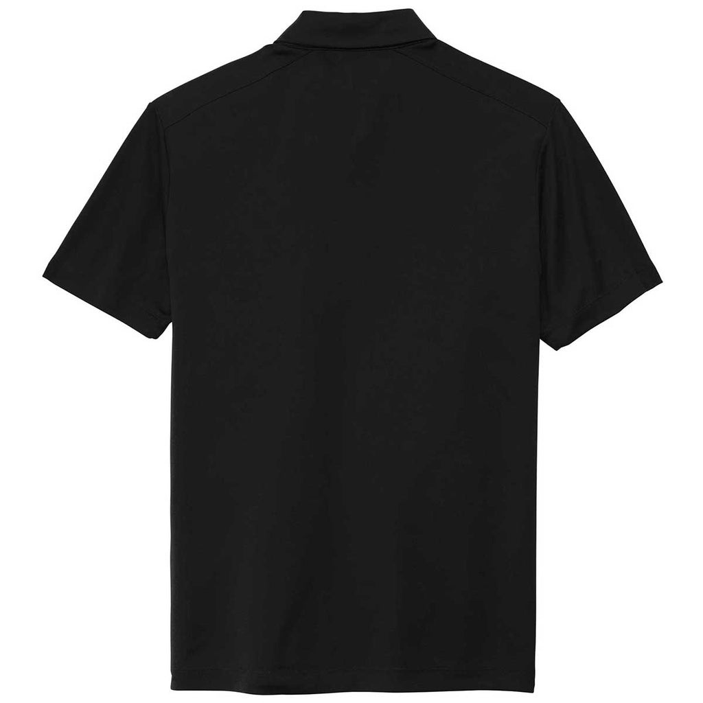 Sport-Tek Men's Black Posi-UV Pro Polo