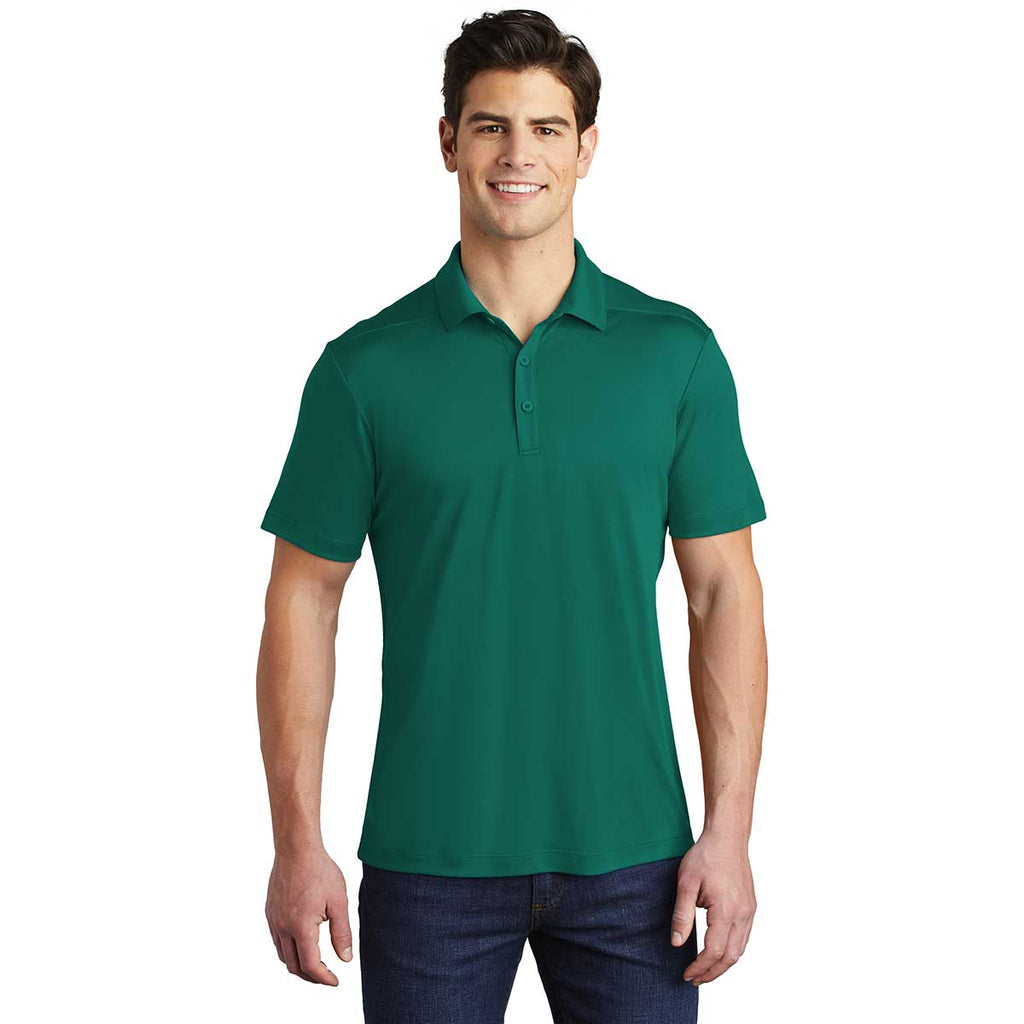 Sport-Tek Men's Marine Green Posi-UV Pro Polo