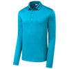 Sport-Tek Men's Sapphire Posi-UV Pro Long Sleeve Polo